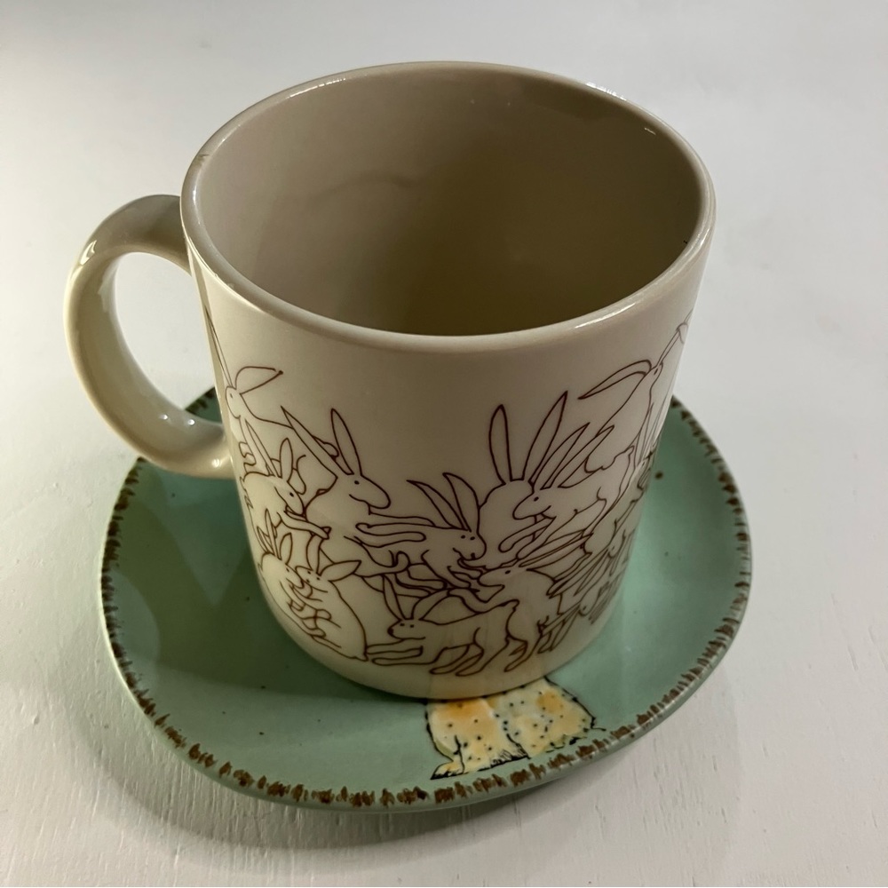 Bunny Rabbit Mug & Plate - Picture 7 of 12